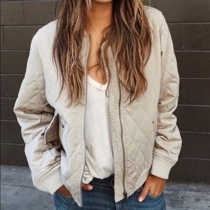 Sincerely Jules Quilted Bomber Jacket